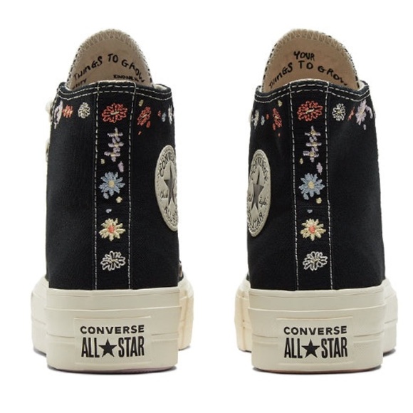 Converse Chuck Taylor All Star Lift Platform High 'Embroidered Floral - women’s - Picture 4 of 15
